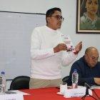 El presidente de la Unión Nacional de Educadores (UNE), Andrés Quishpe.