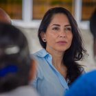 Luisa González arremetió en contra del ministro del Interior John Reimberg.