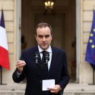 El primer ministro saliente francés, Sebastien Lecornu, en París, el 6 de octubre de 2025.