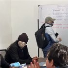 Expoflores publicó imágenes, del momento en que dirigente de grupos indígenas ingresó a una de las fincas.