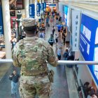 Fotografía de archivo de un miembro de la Guardia Nacional.