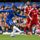 Chelsea"s Ecuadorian midfielder #25 Moises Caicedo scores the team"s first goal during the English Premier League football match between Chelsea and Liverpool at Stamford Bridge in London on October 4, 2025. (Photo by Glyn KIRK / AFP) / RESTRICTED TO EDITORIAL USE. NO USE WITH UNAUTHORIZED AUDIO, VIDEO, DATA, FIXTURE LISTS, CLUB/LEAGUE LOGOS OR "LIVE" SERVICES. ONLINE IN-MATCH USE LIMITED TO 120 IMAGES. AN ADDITIONAL 40 IMAGES MAY BE USED IN EXTRA TIME. NO VIDEO EMULATION. SOCIAL MEDIA IN-MATCH USE LIMITED TO 120 IMAGES. AN ADDITIONAL 40 IMAGES MAY BE USED IN EXTRA TIME. NO USE IN BETTING PUBLICATIONS, GAMES OR SINGLE CLUB/LEAGUE/PLAYER PUBLICATIONS. /