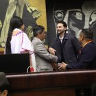 El presidente de la Asamblea Nacional, el oficialista Niels Olsen.