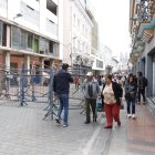 En el centro de Quito las actividades fluyen con normalidad. Las vallas se colocan cuando hay movilizaciones.