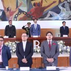 El acto se desarrolló en presencia de autoridades nacionales, locales, militares, policiales y representantes de la sociedad civil.