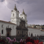 El cordonazo de San Francisco cayó el 4 de octubre en Quito, con lluvias intensas que marcaron el inicio de la temporada lluviosa.