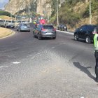 La AMT informó que luego de ingresar a la avenida Panamericana, la caravana de buses escolares concluyó y el paso fue habilitado.