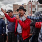 El expresidente de la Conaie, Leonidas Iza.