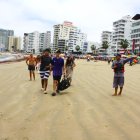 Las playas de Chipipe y San Lorenzo concentraron un buen número de bañistas.