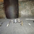 Según la Policía, se incautó artefactos pirotécnicos, bombas molotov, colchones, entre otros objetos.