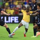 Enner Valencia (c) comandó el ataque de la Tricolor y abrió el marcador ante Estados Unidos.