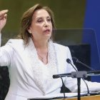 La destituida presidenta de Perú, Dina Boluarte, en una imagen de archivo.