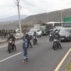 Los habitantes de San Miguel del Común, norte de Quito, han realizado marchas en el marco del paro nacional 2025