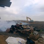 El Municipio descubríó un vertedero ilegal en vía a la costa.