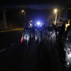 Continúan las manifestaciones en el norte de Quito.