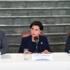 El ministro del Interior, John Reimberg, dijo que la postura de Pabel Muñoz pretende defender a los manifestantes que amenazaron con tomarse Quito.