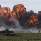 La OTAN realiza maniobras de disuasión nuclear con 70 aeronaves y 2.000 efectivos en bases de Europa Occidental.