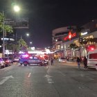 La Agencia de Tránsito y Movilidad (ATM) desvió el tránsito vehicular en la zona donde se detonaron artefactos explosivos.