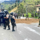 En la jornada de ayer 14 de octubre los enfrentamientos duraron más de 7 horas.