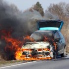 Imagen referencial de explosión de un carro.