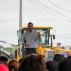 El ministro de Infraestructura y Transporte, Roberto Luque.