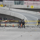 Panorama actual luego del atentado con coche bomba en Guayaquil.