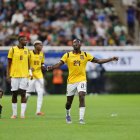 Yaimar Medina en el duelo de Ecuador ante México en Guadalajara el miércoles 14 de octubre de 2025.