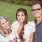 Greicy Rendón y su familia.