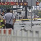 La zona del atentado en el norte de Guayaquil permanece acordonada.