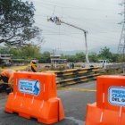 En 30 días la Prefectura del Guayas prevé habilitar dos puentes Bailey para restablecer el tránsito vehicular hacia Naranjal.