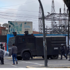 La fuerza pública avanzó hacia la Universidad Central, el 15 de octubre del 2025.