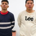 La Policía Nacional capturó a dos presuntos integrantes del grupo criminal Los Choneros