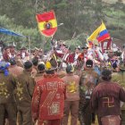 Dramatizado. Escenificación del Inga Palla por los comuneros.