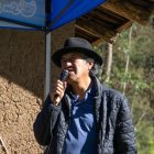 El presidente de la FOA Azuay, Lauro Sigcha, exige respeto a los derechos ambientales y comunitarios