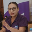 Zaida Rovira, ministra de Gobierno, defendió la actuación del Ejecutivo frente al paro en Imbabura