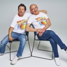 Michael J. Fox junto a Christopher Lloyd