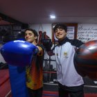 Los hermanos Anthony (i) y Juan Pablo Morán (d) empezaron hace ocho años en las artes marciales con el ‘Sojukay’.