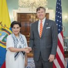 El subsecretario de Estado de Estados Unidos, Christopher Landau, afirmó que las relaciones entre su país y Ecuador atraviesan “su mejor momento en décadas”.
