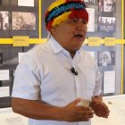 Resolución. Marlon Vargas anunció el “cese” del paro de la Conaie, pero no indicó hasta cuándo suspenderán la medida.