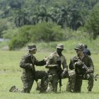 Fuerzas militares y policiales de élite de Estados Unidos y Panamá realizan ejercicios conjuntos, este 22 de octubre de 2025, en Colón (Panamá).