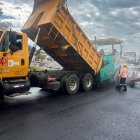 Los trabajos avanzaron con la intervención de la av. Oswaldo Guayasamín, en el tramo Puembo-Pifo.