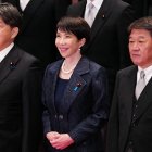 La primera ministra, Sanae Takaichi y los miembros de su gabinete el 21 de octubre de 2025.