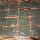 En la vivienda se encontraron 7.816 gramos de marihuana y una balanza.