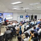 En el campus Las Peñas, de la Espol, se dio el encuentro Voces que construyen, con la participación de la academia, empresas, medios de comunicación y organizaciones sociales.