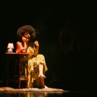 Alfonsina se presentó con La Malamaña, la noche en que celebraron “18 años de salsa de altura”.