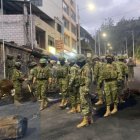 Militares y policías fueron movilizados a las provincias de la Sierra por el paro nacional.
