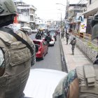 Militares realizaron operativos de control, el 27 de octubre, luego de que llegó un nuevo contingente de uniformados a Durán.