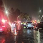 Cuatro personas resultaron afectadas en el siniestro de tránsito en la av. Simón Bolívar.