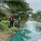 Agricultores alertan, que además de contaminación en los ríos, hay daños en sus cultivos y animales.