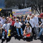 Pacientes con enfermedades raras marcharon en Quito para exigir que se declare la emergencia en el sistema de salud